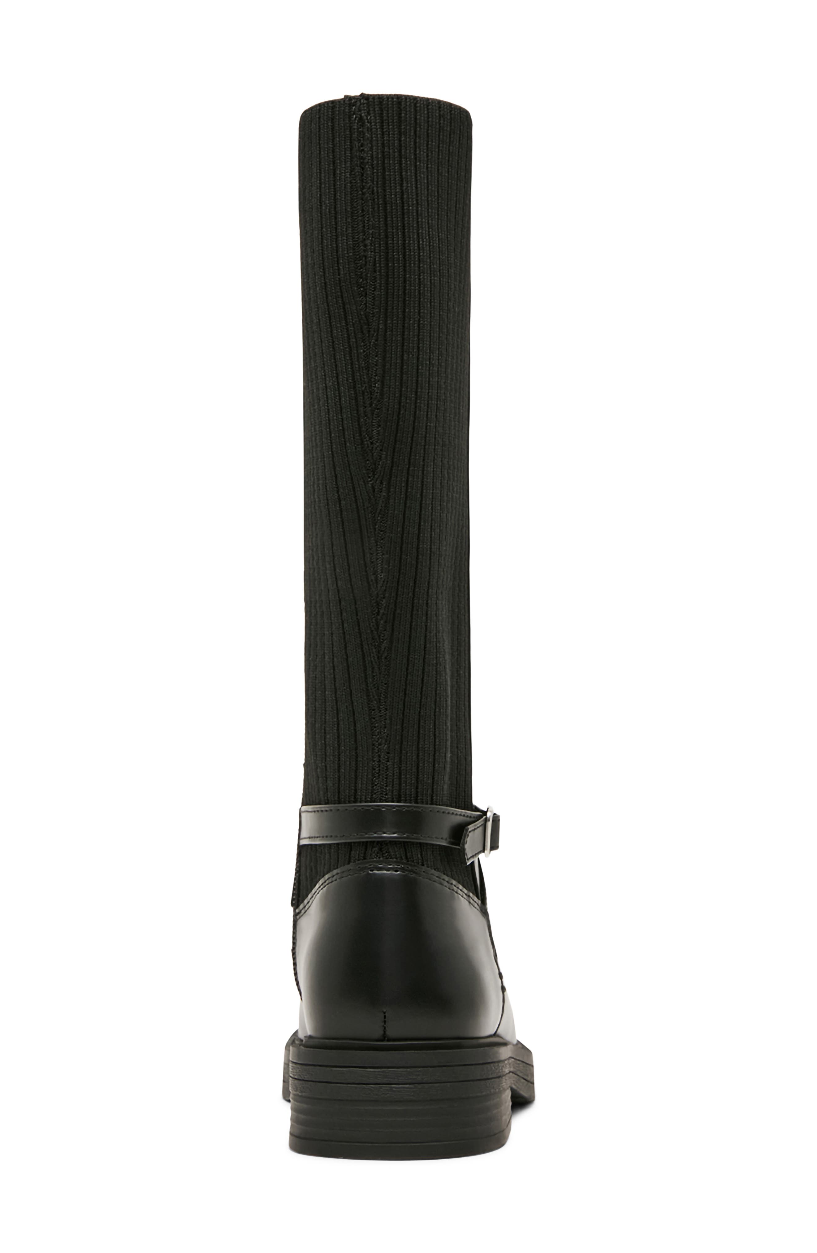 Kids' Jcore Faux Leather Tall Boot, Alternate, color, BLACK