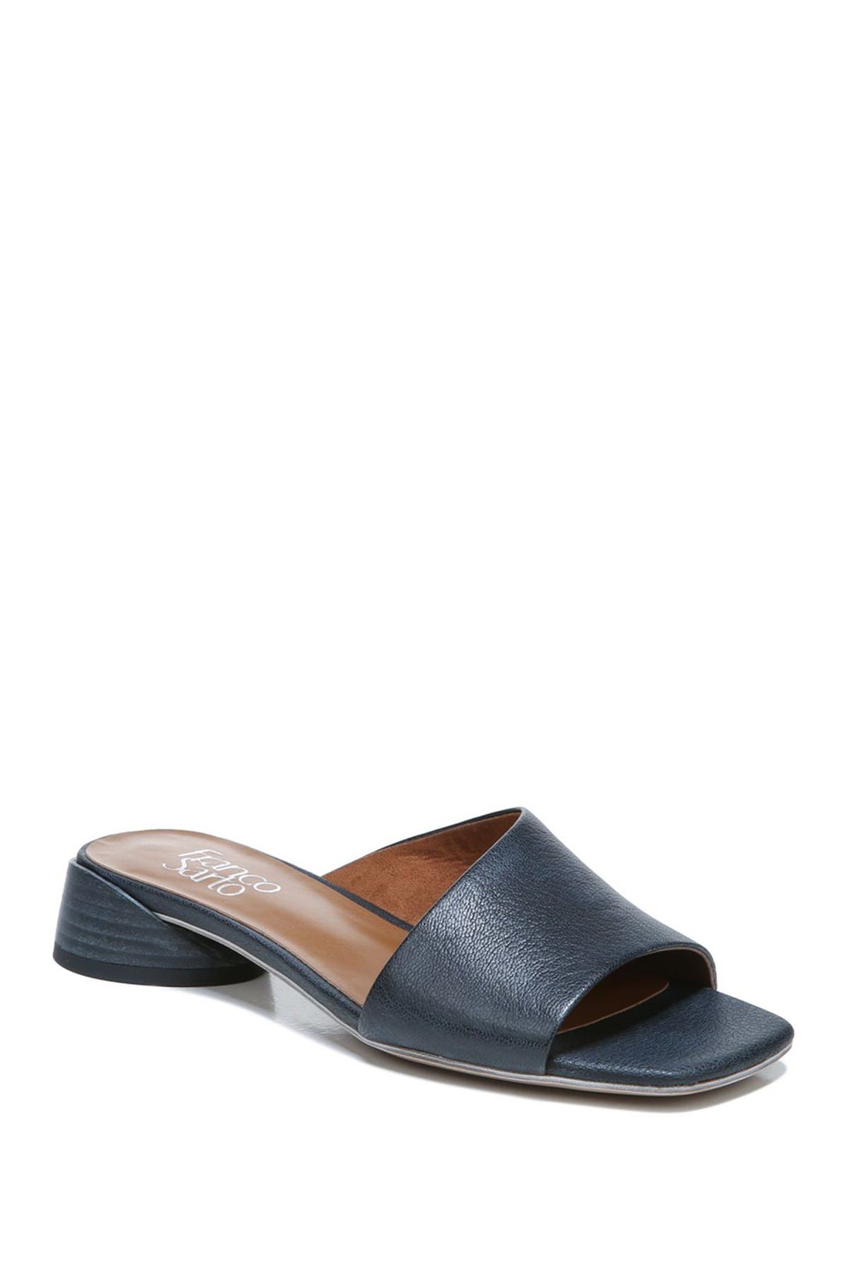 Franco Sarto Leslie Leather Block Heel Sandal, Main, color, 