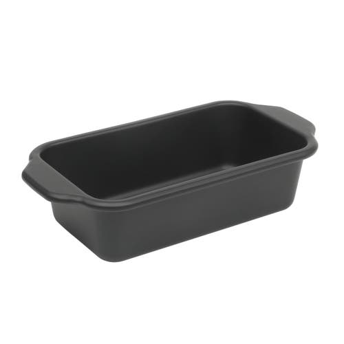 Oster Teston Platinum Collection 9 Inch Nonstick Carbon Steel Loaf Pan In Matte Black In Black
