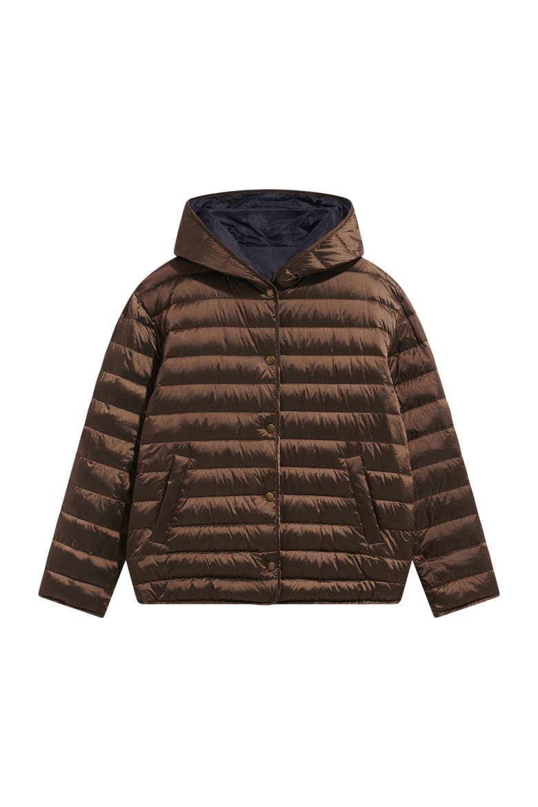 Afra Reversible Jacket, Alternate, color, Cigar
