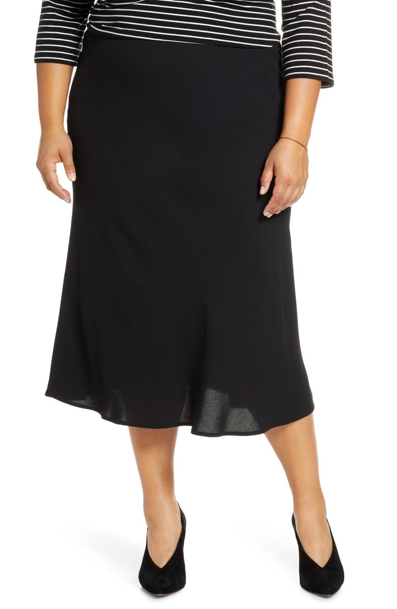 Halogen<sup>®</sup> Bias Cut Midi Skirt, Main, color,