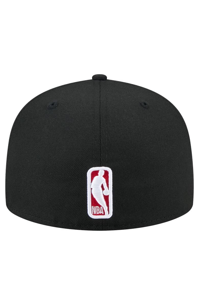 New Era Men's New Era Black Chicago Bulls State Stitch 59FIFTY Fitted Hat, Alternate, color, Black