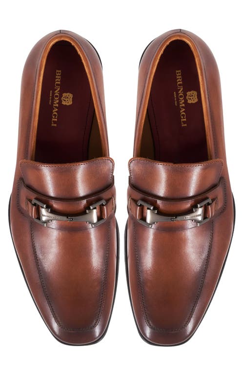 Bruno Magli Raging Bit Loafer In Cognac