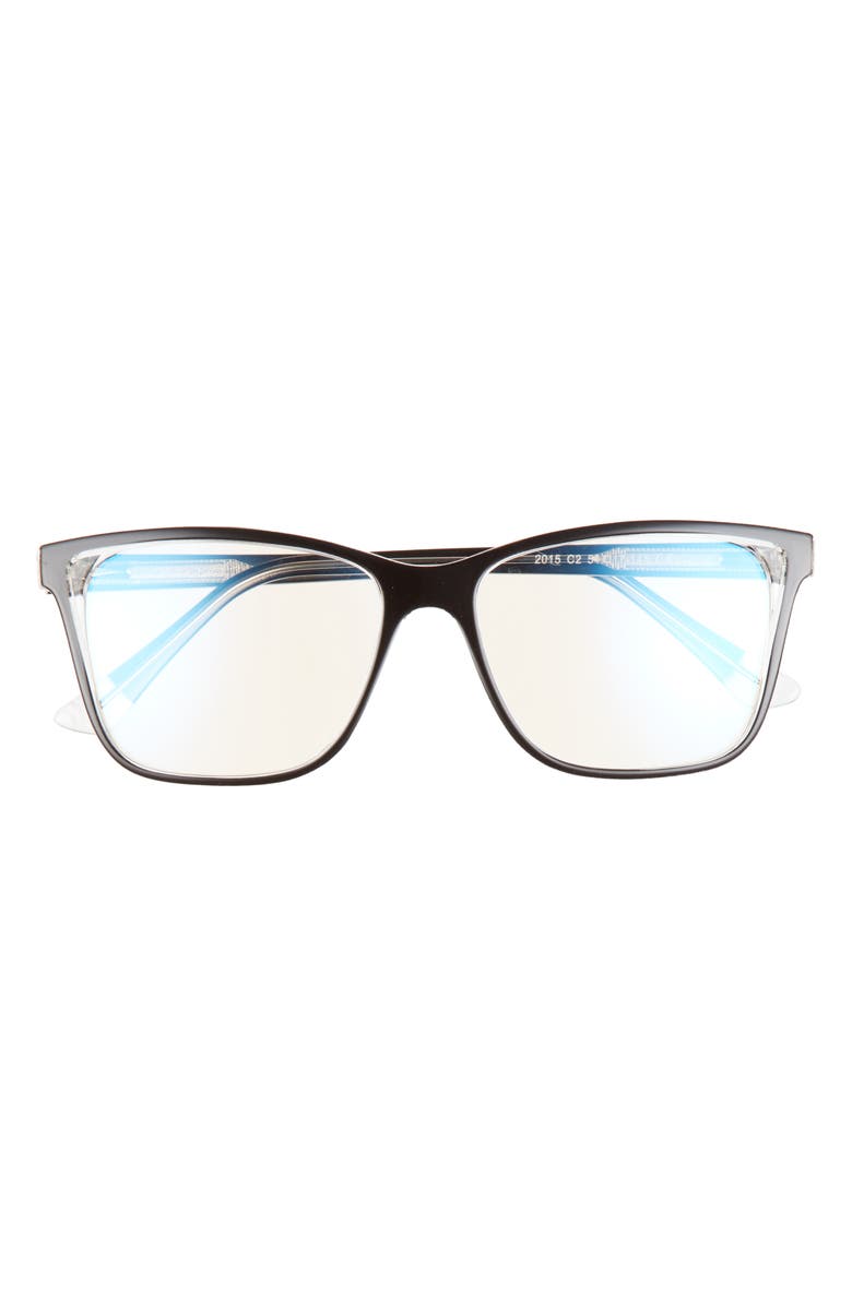 Fifth & Ninth Kaya 54mm Square Blue Light Blocking Glasses, Main, color,