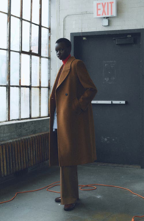 MANGO MANGO STRUCTURED LONGLINE COAT