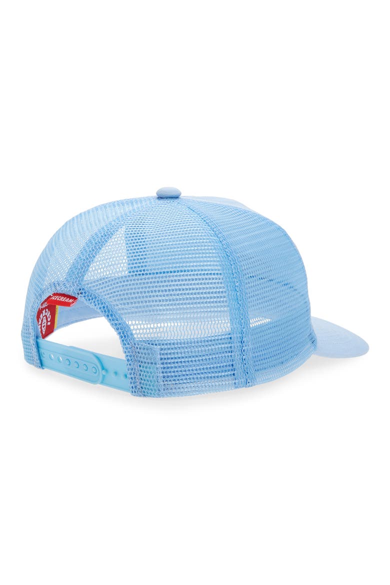 Staple Trucker Hat, Alternate, color, BABY BLUE