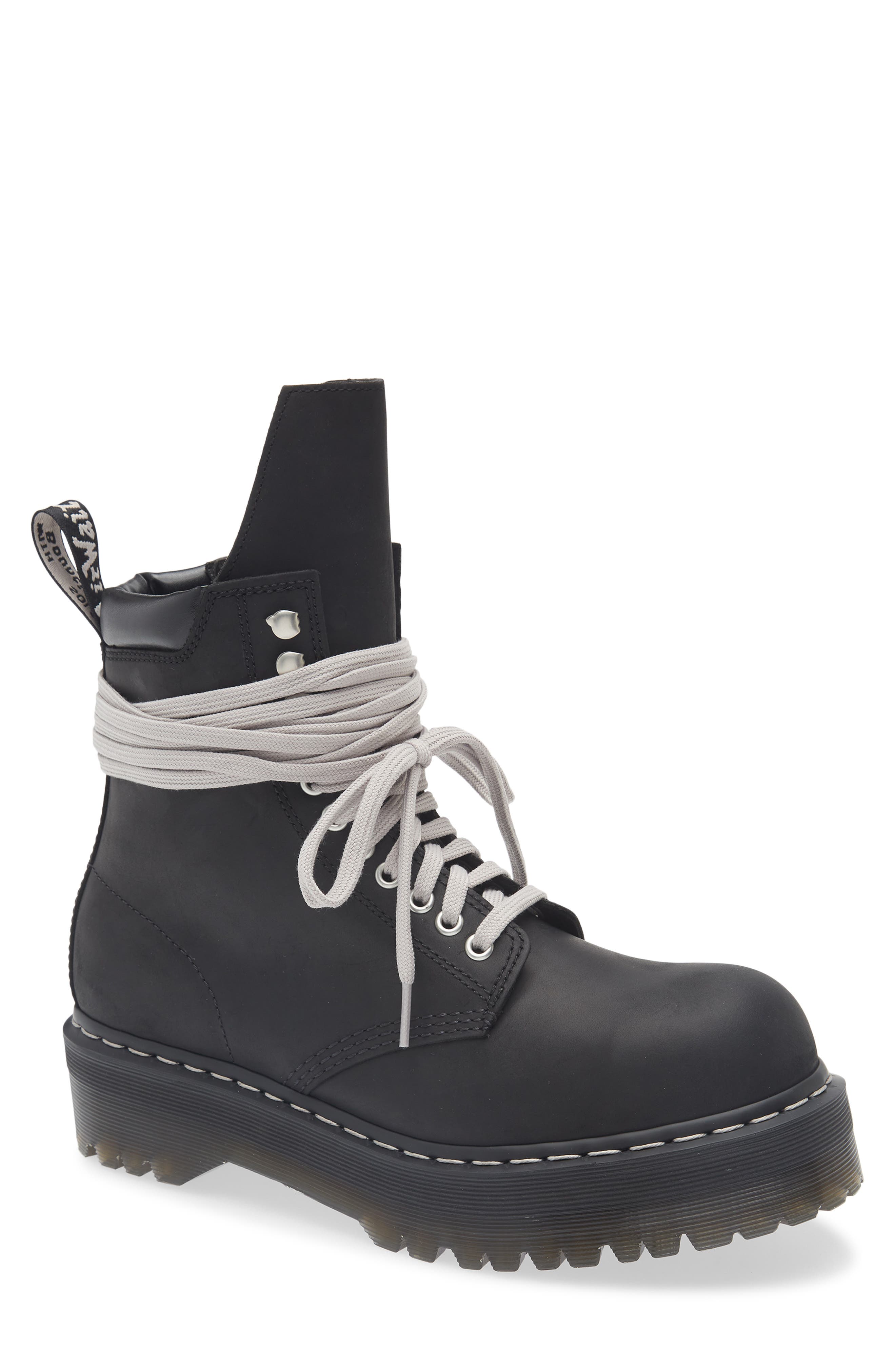 Rick Owens x Dr. Martens 1460 Quad Sole Boot, Main, color, 