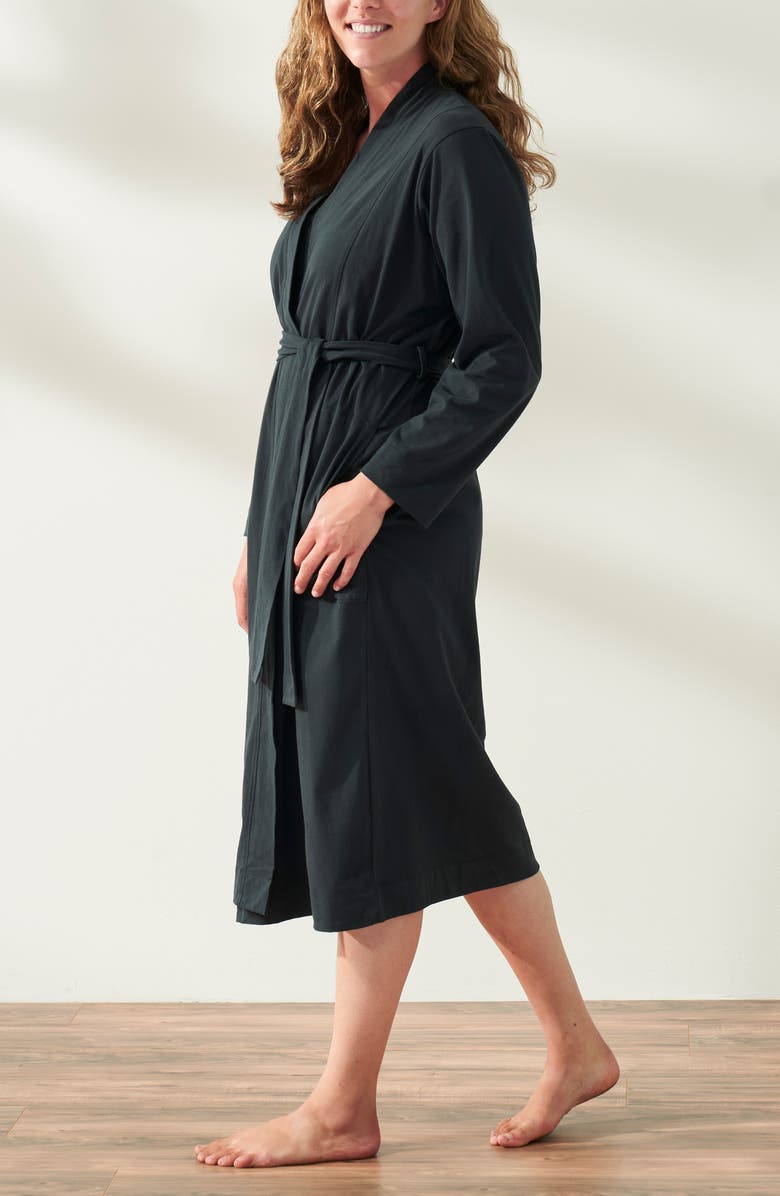 Coyuchi Solstice Organic Cotton Jersey Relaxed Robe, Alternate, color,