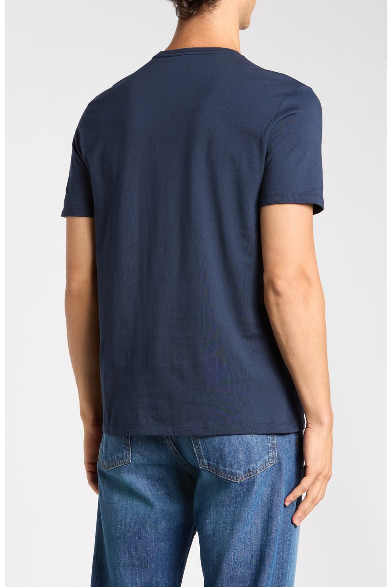 Calvin Embroidered Graphic Tee, Alternate, color, DARK SAPPHIRE