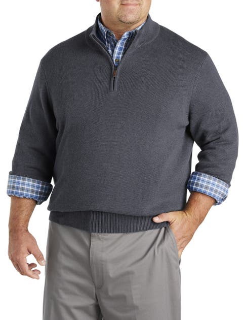 Marled 1/4-Zip Sweater