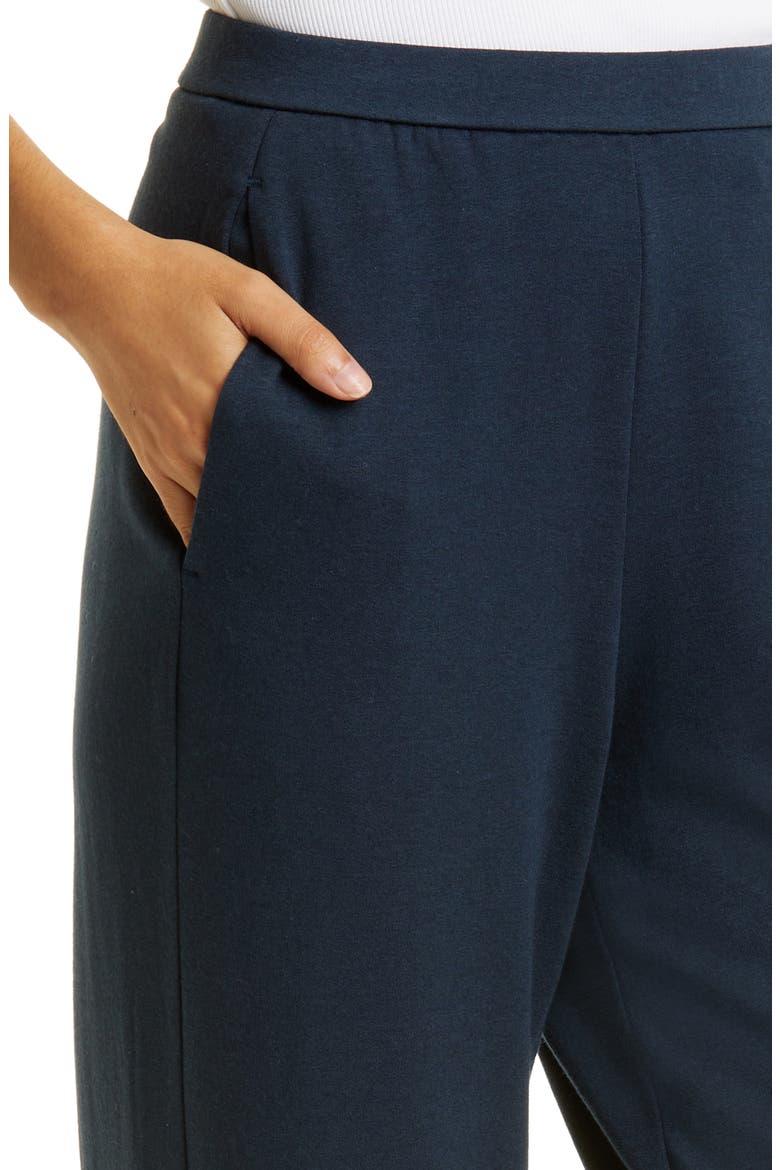 Slouch Fleece Ankle Pants, Alternate, color, DEEP ADRIATIC
