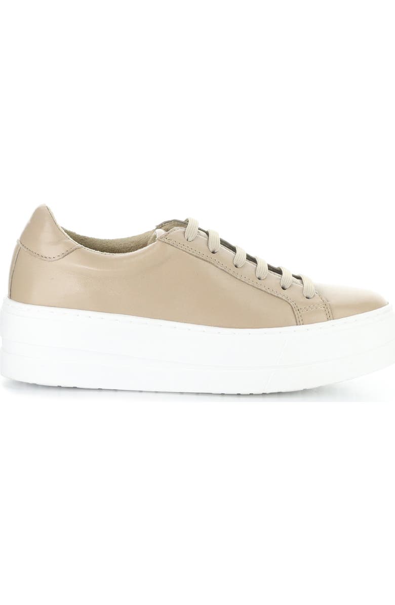Bos. & Co. Maya Lace-Up Platform Sneaker, Alternate, color, Almondine
