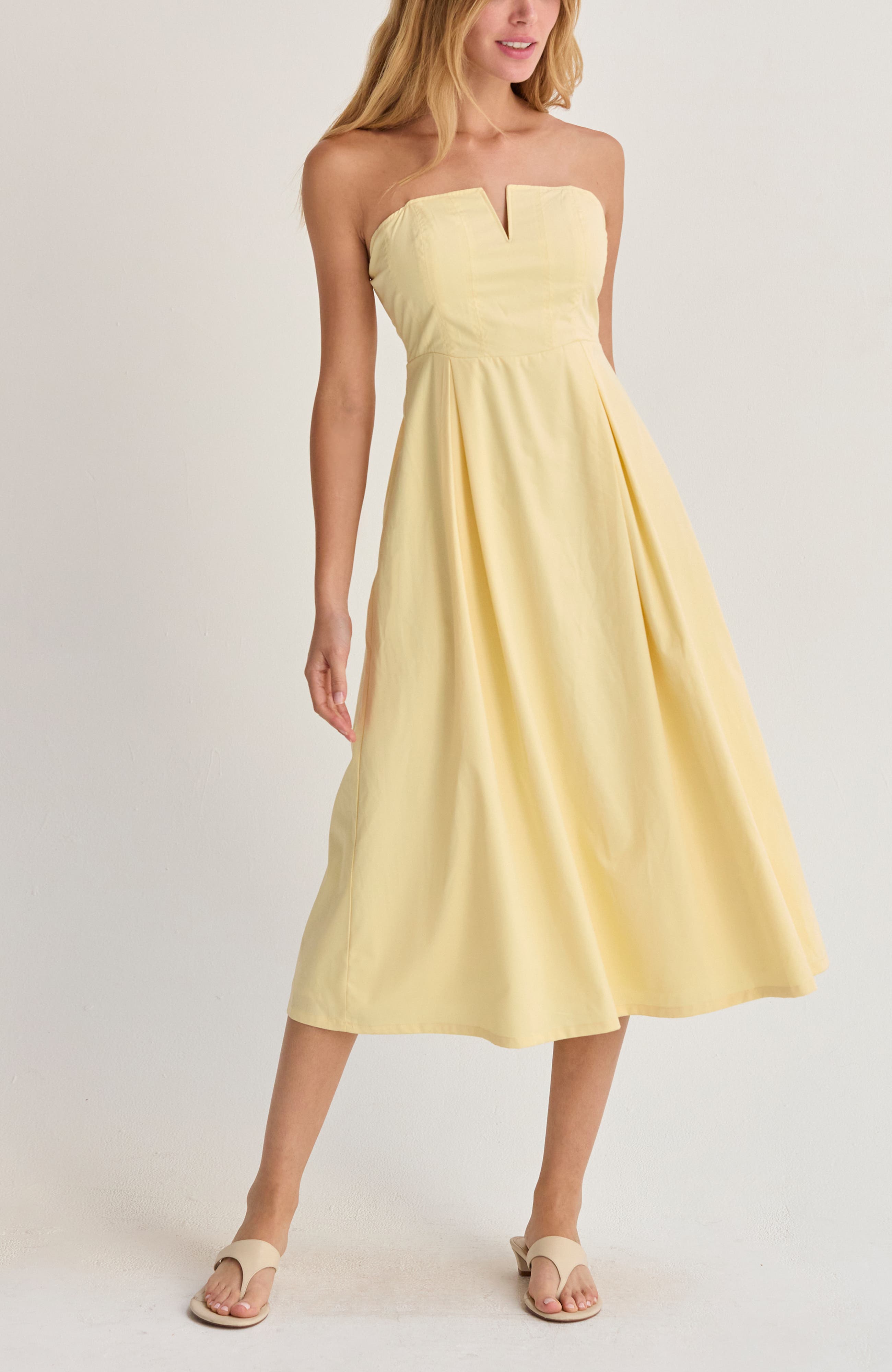 V-wire Modal Blend Midi Dress - image 4