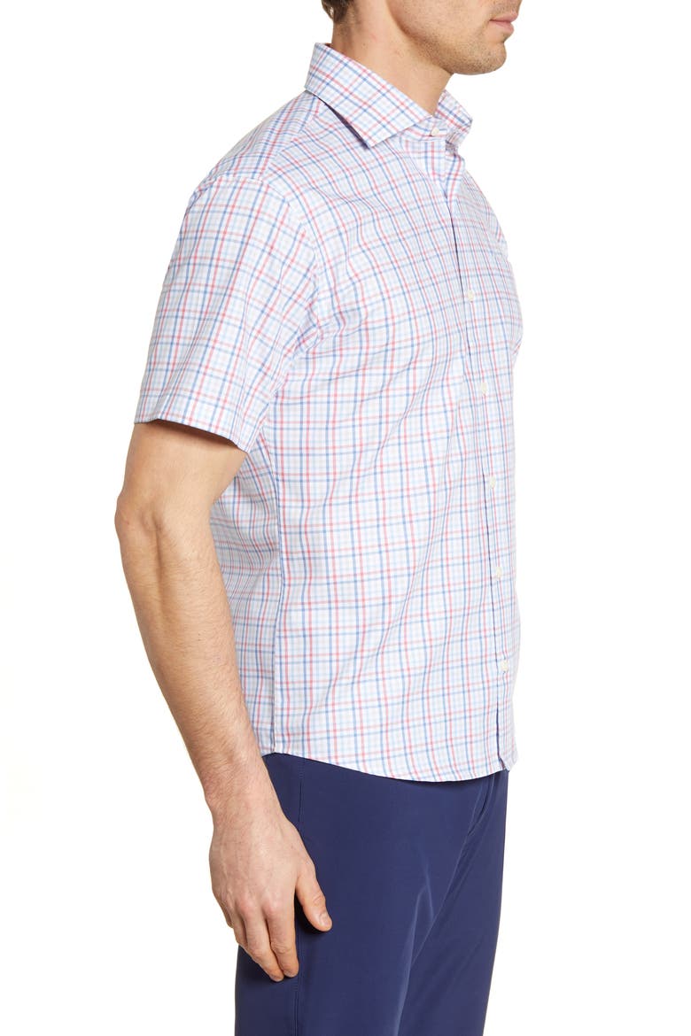 Table Rock Regular Fit Check Short Sleeve Button-Up Shirt, Alternate, color, RED GINGER