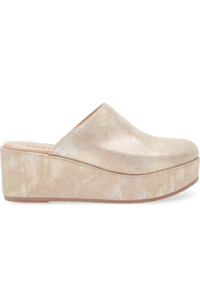 Cordani Camryn Shimmer Platform Wedge Mule, Alternate, color, Murano Visone