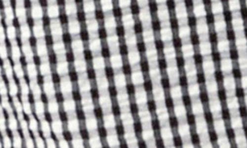 English Factory Gingham Check Shorts In Animal Print