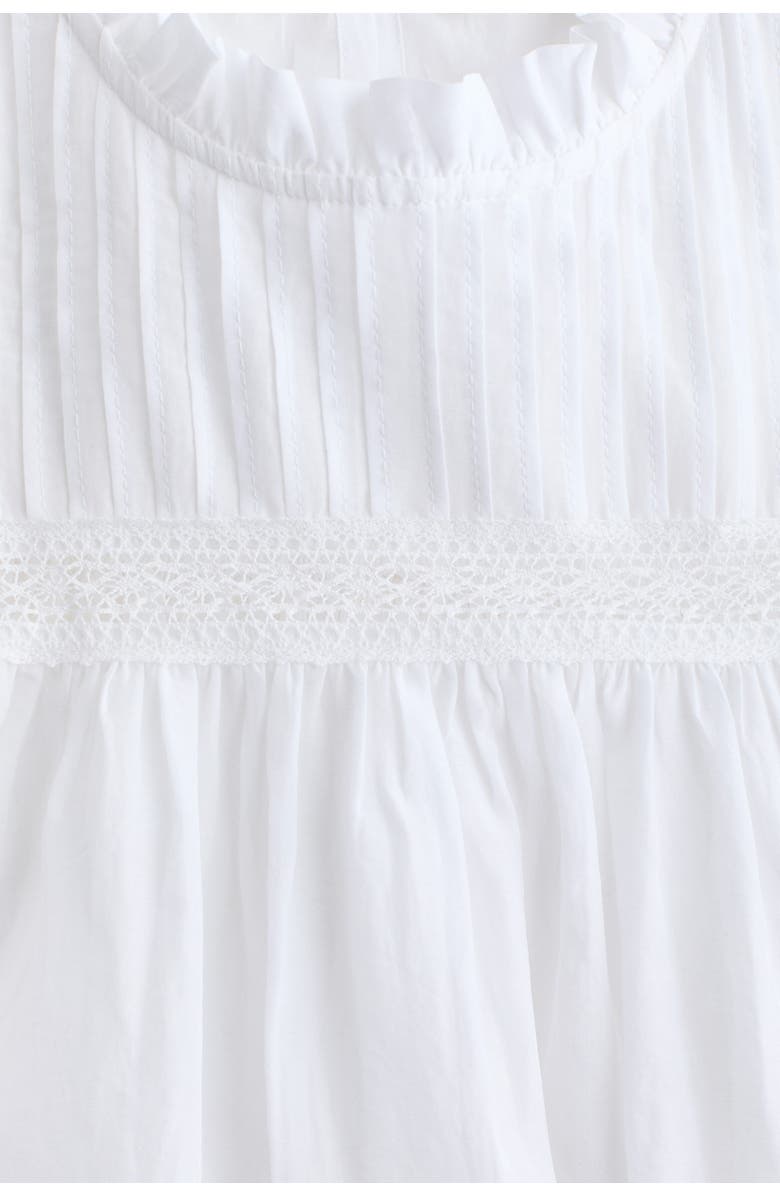 H&M Frill-trimmed Blouse, Alternate, color, White