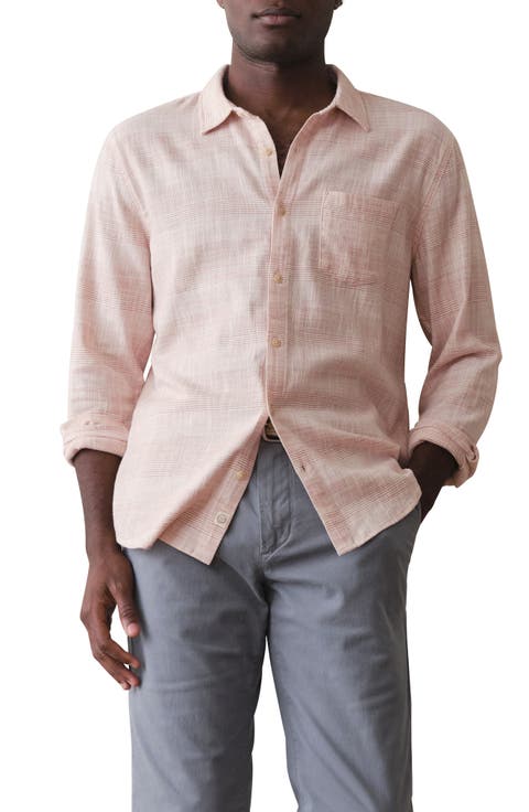 Classic Fit Stretch Selvedge Button-Up Shirt