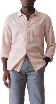 Marine Layer Classic Fit Stretch Selvedge Button-Up Shirt