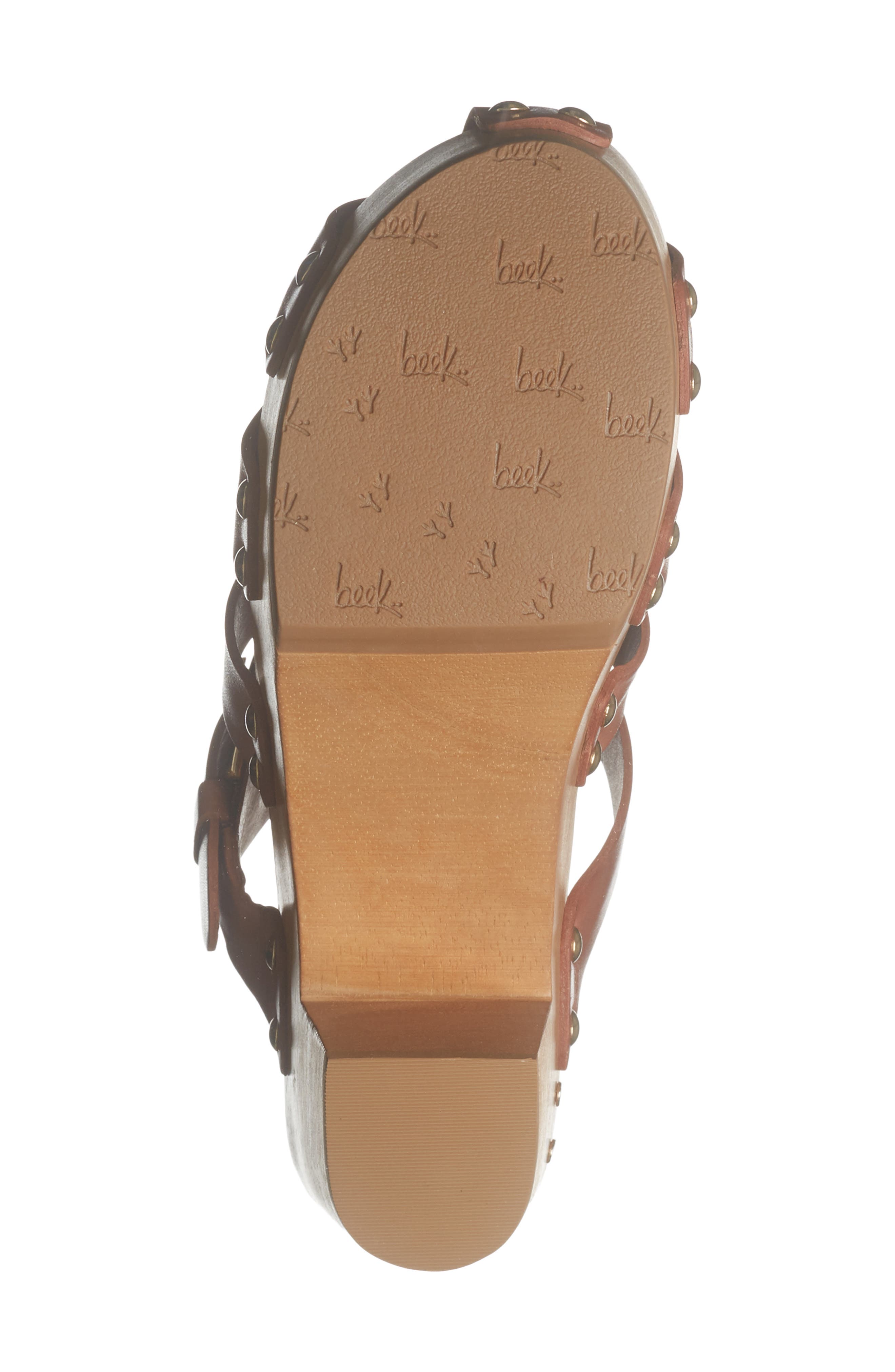 Beek Magpie Platform Sandal, Alternate, color, Cognac