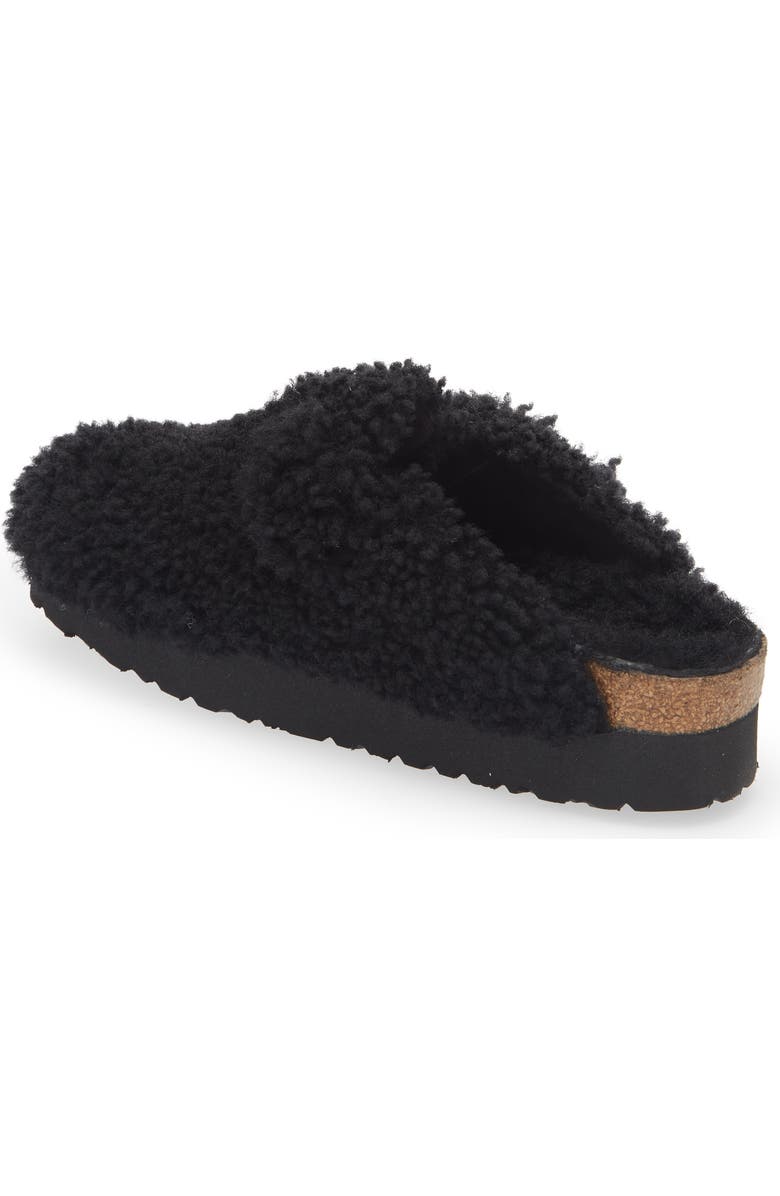 Birkenstock Papillio by Birkenstock Boston Big Buckle Genuine Shearling Clog, Alternate, color,