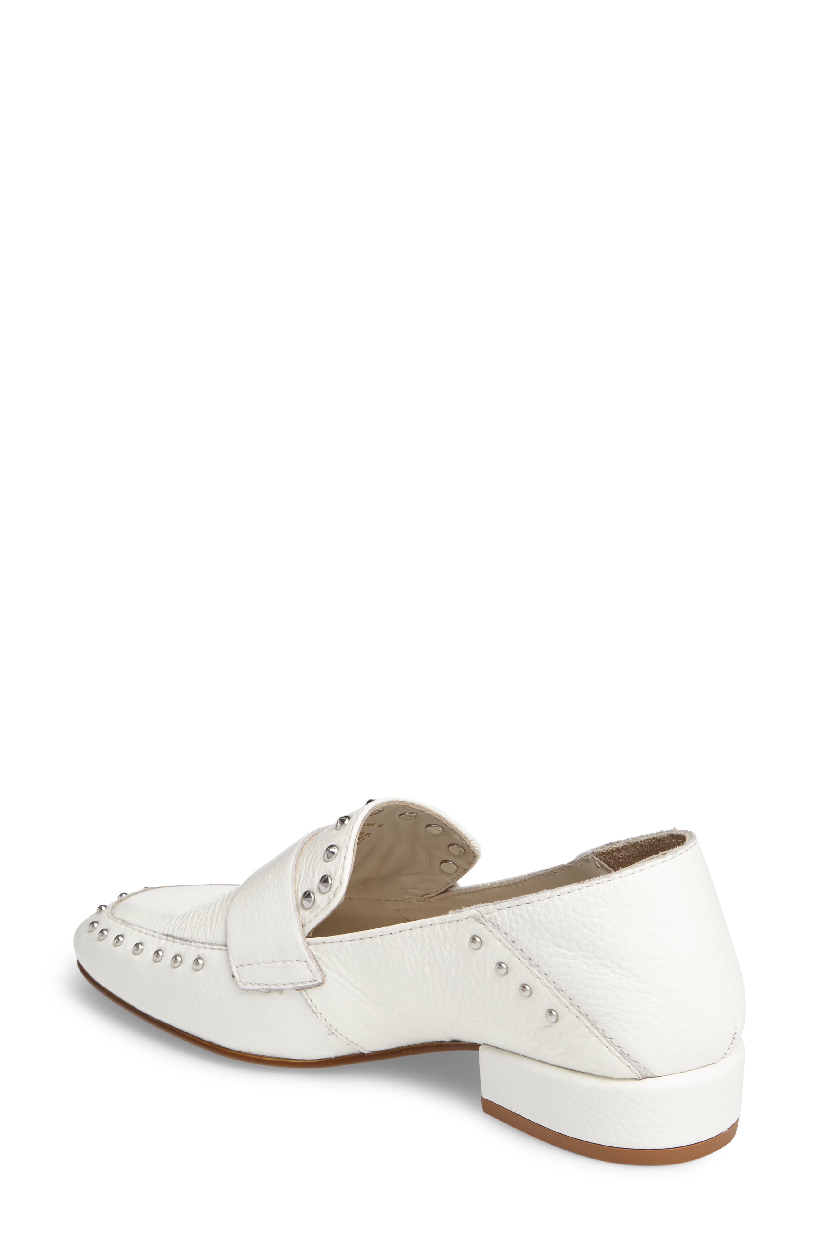 Bowan 2 Convertible Drop Heel Loafer, Alternate, color, WHITE LEATHER