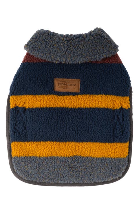 Vintage Camp Fleece Dog Coat