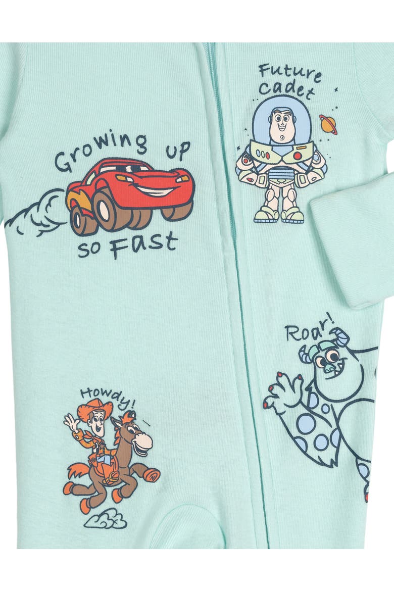 Pixar 2-Pack Footed One-Piece Sleep N' Play, Alternate, color, Pixar Light Blue