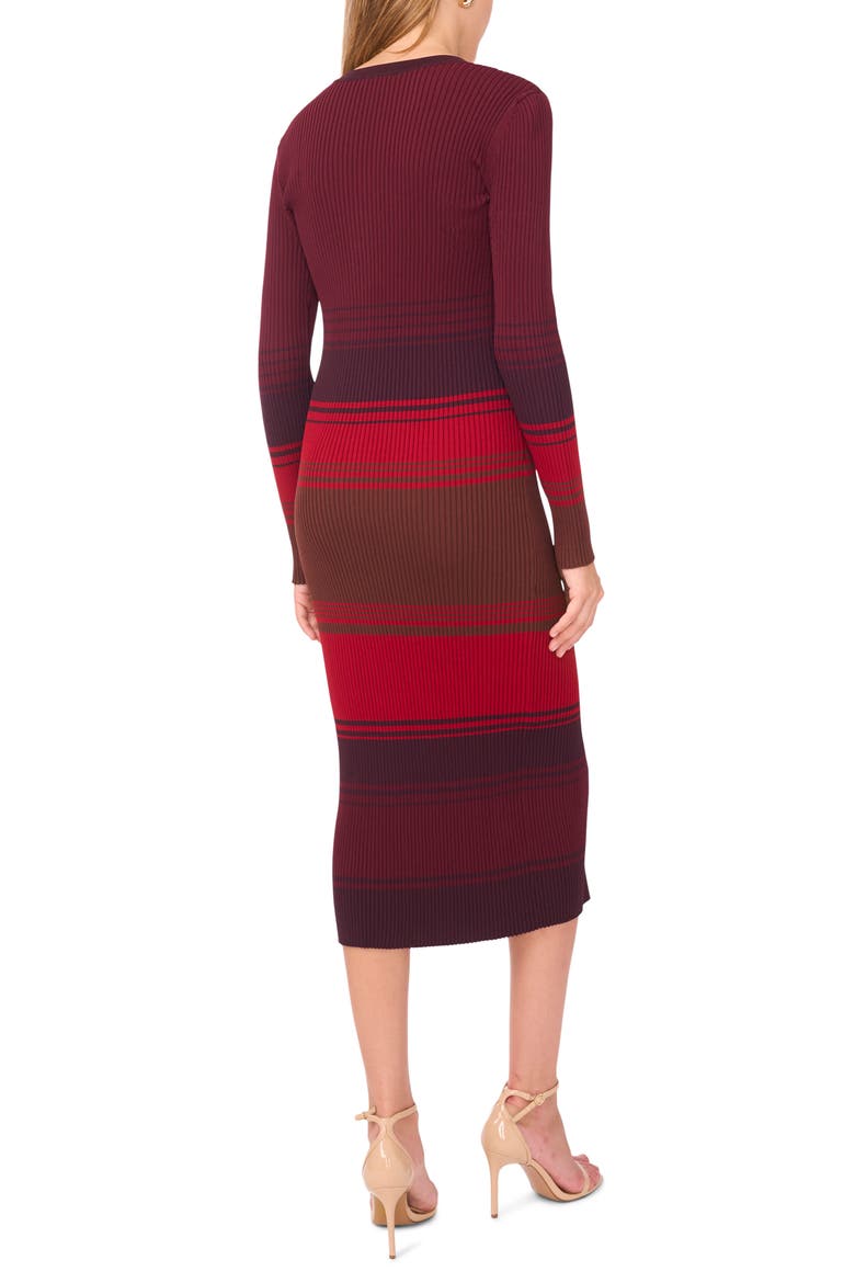 Open Stitch Pullover Sweater, Alternate, color, WINE TASTING