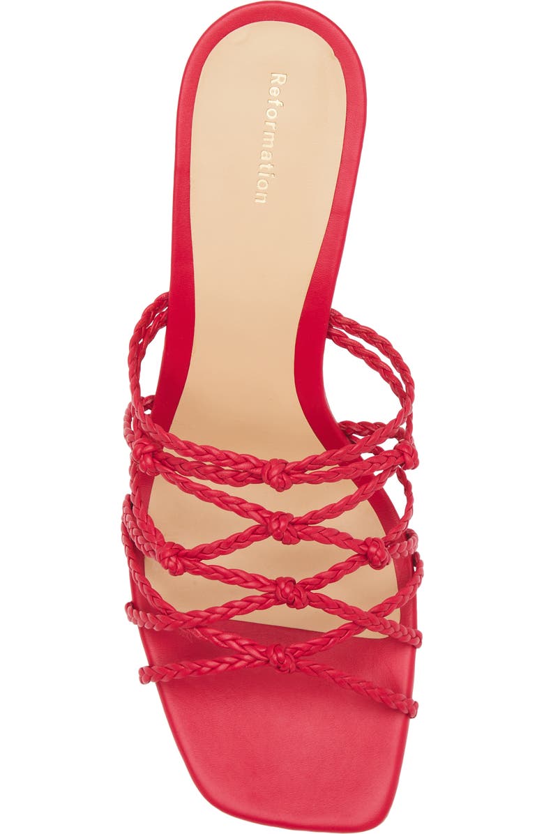 Reformation Mylo Braided Sandal, Alternate, color,