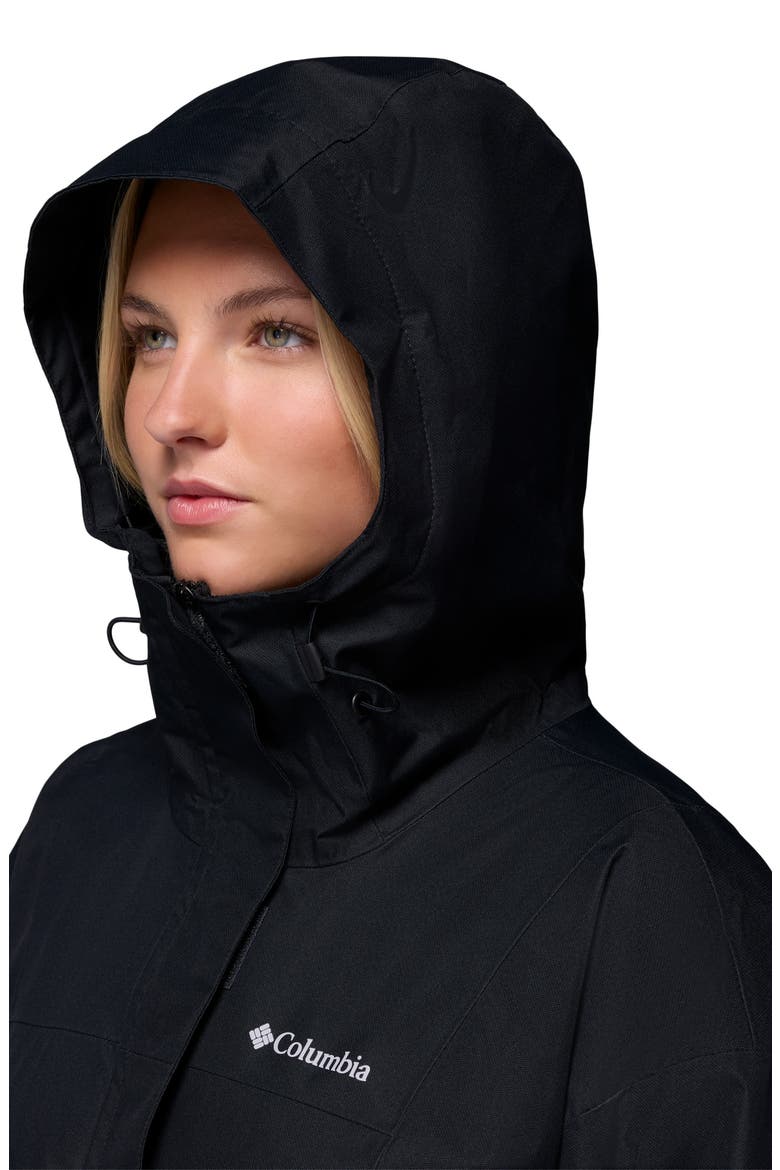 Hikebound II Long Waterproof Jacket, Alternate, color, BLACK
