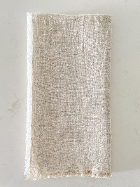 So Soft Linen Fringe Napkins