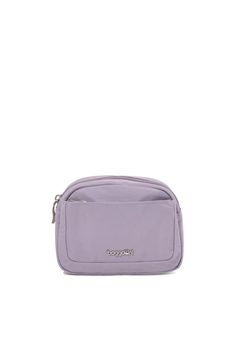 Small Pocket Cosmetic Bag, Main, color, LILAC