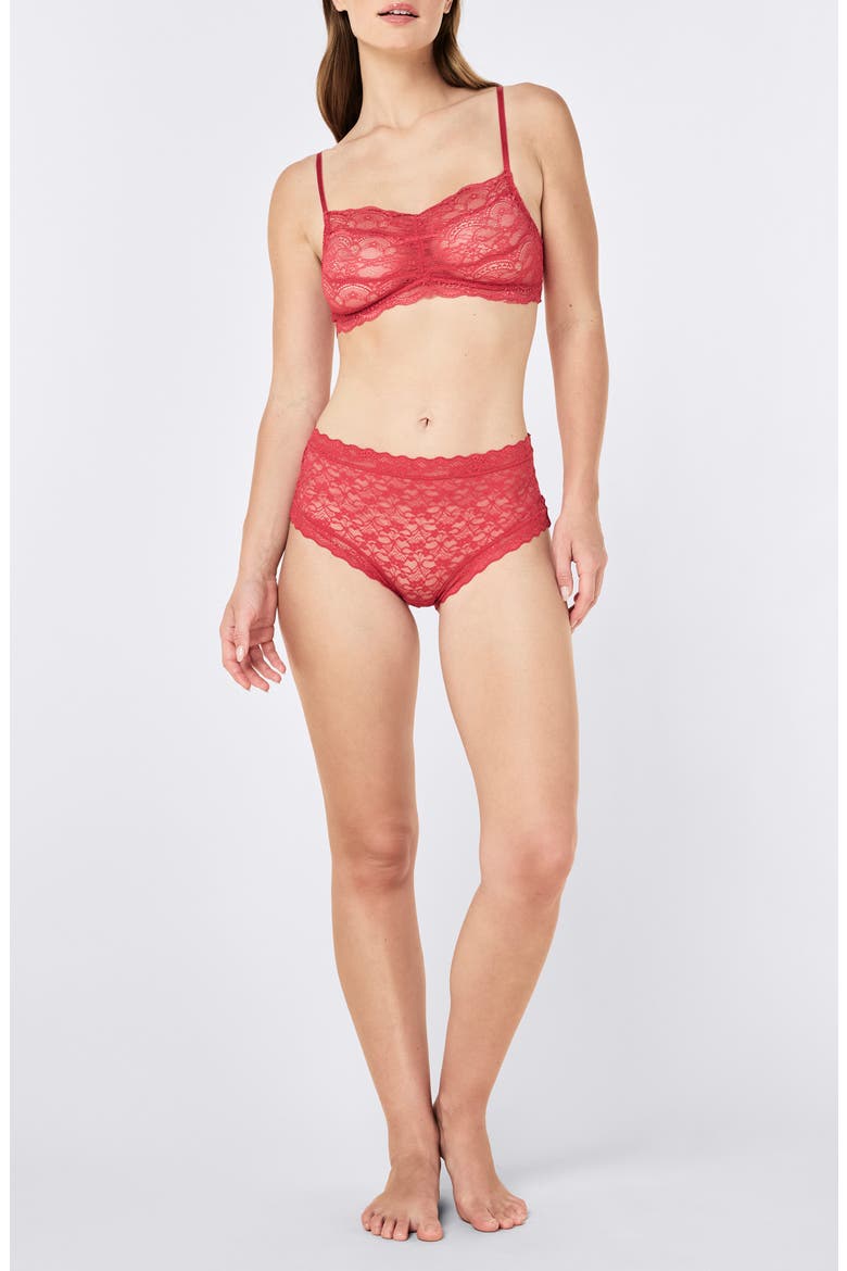 Lulu Lace Bralette, Alternate, color, AMOUR ROSE