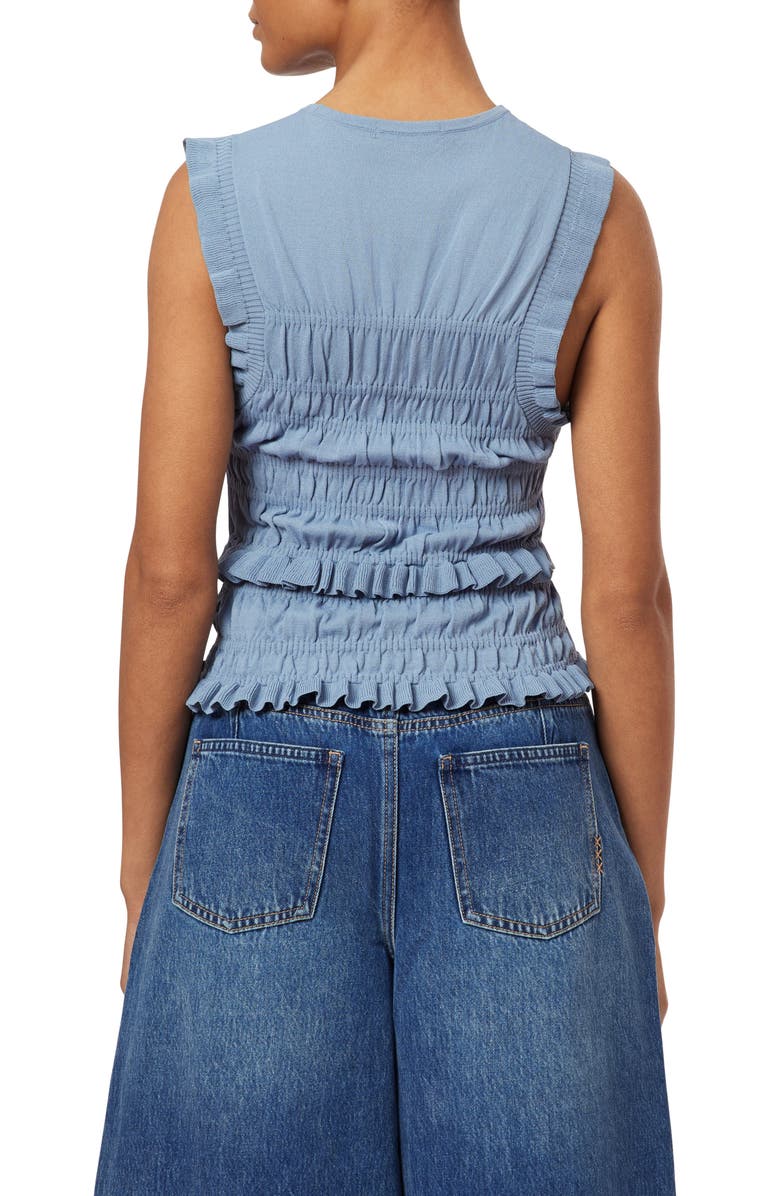 Scotch & Soda Smocked Tank Top, Alternate, color, Infinity