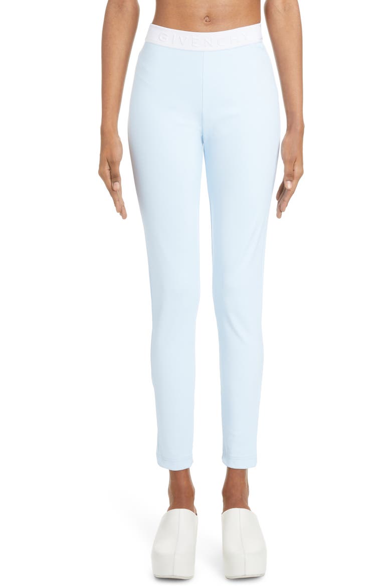 Jersey Leggings, Main, color, 458 BABY BLUE WHITE
