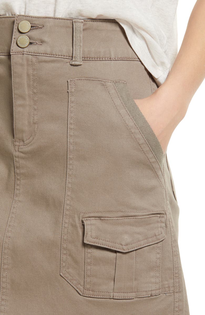 Wit & Wisdom 'Ab'Solution Patch Pocket Stretch Cotton Skirt, Alternate, color,