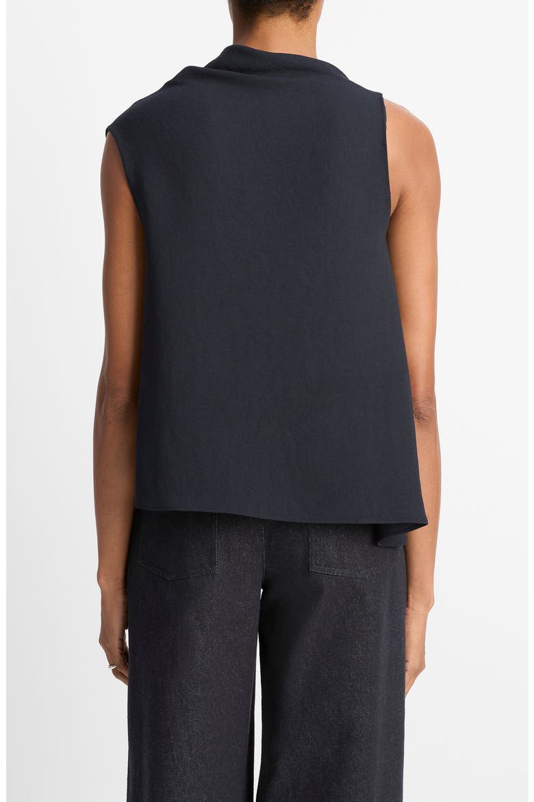 Asymmetric Drape Sleeveless Top, Alternate, color, COASTAL