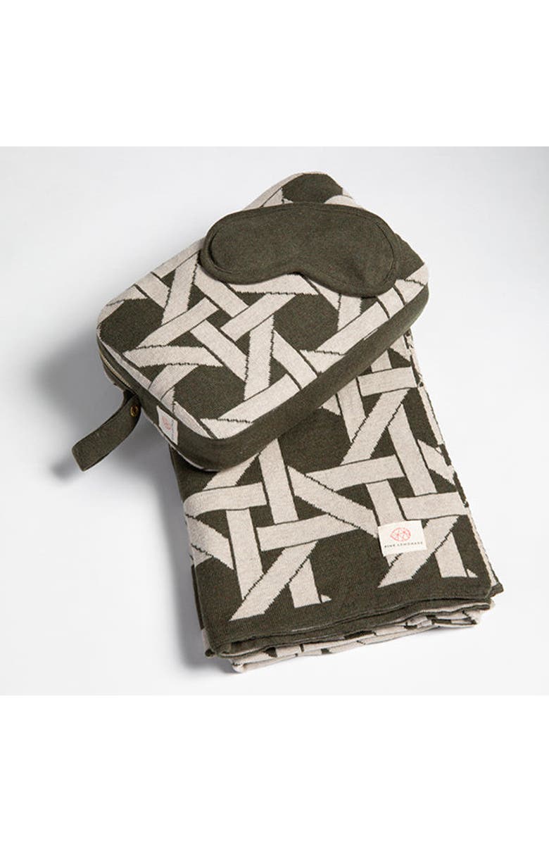 Pink Lemonade Hearts Reversible - Marine mel and pink mel, Alternate, color, Green