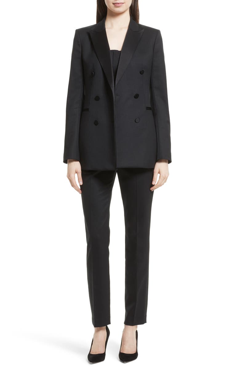 Theory Tuxedo Suit Pants, Alternate, color, 
