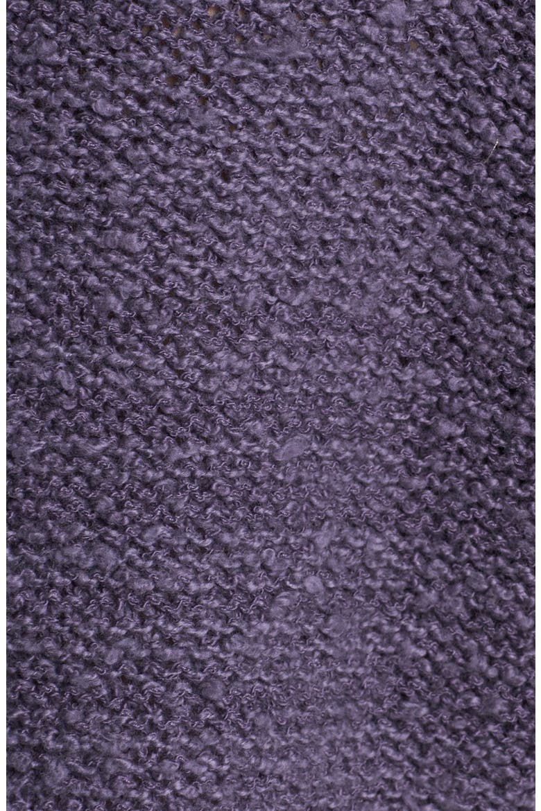 'Cross My Heart' High/Low Sweater, Alternate, color, DEEP ORCHID