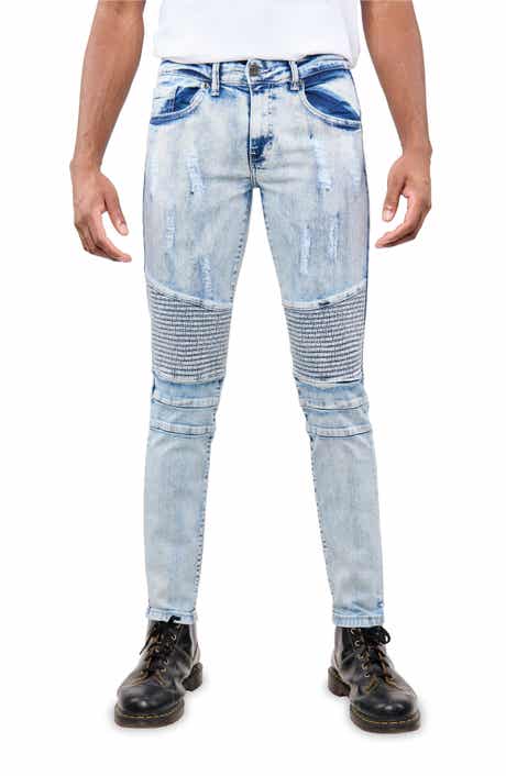 XRAY Stretch Mid Rise Skinny Moto Jeans