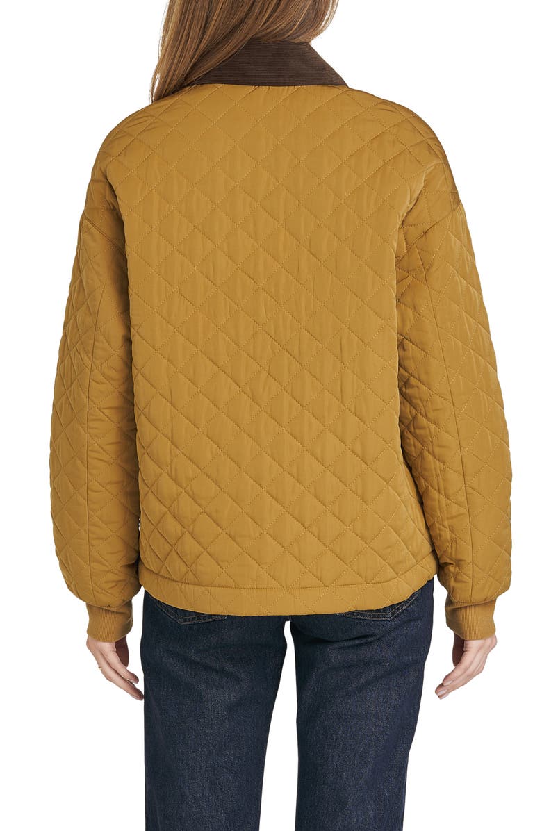 WAYF Jackson Quilted Barn Jacket, Alternate, color, Camel