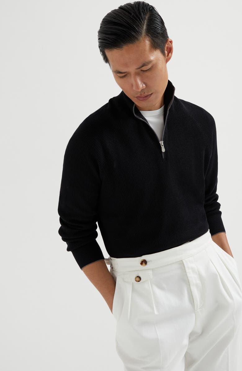 Brunello Cucinelli Cotton sweater, Alternate, color, 