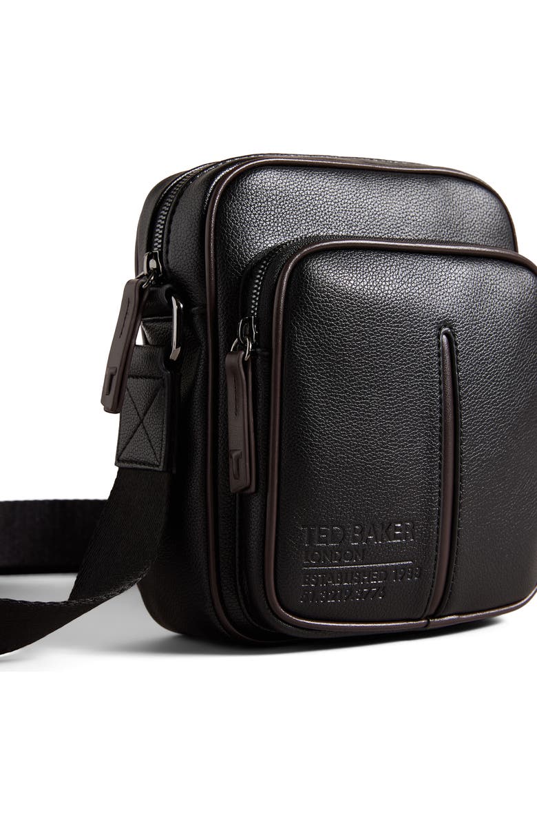 Ted Baker London Josher Faux Leather Flight Bag, Alternate, color,