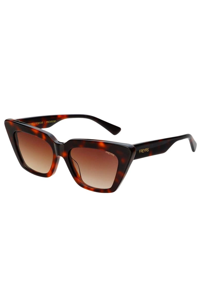 Vista Cat Eye Sunglasses, Alternate, color, Brown Tortoise