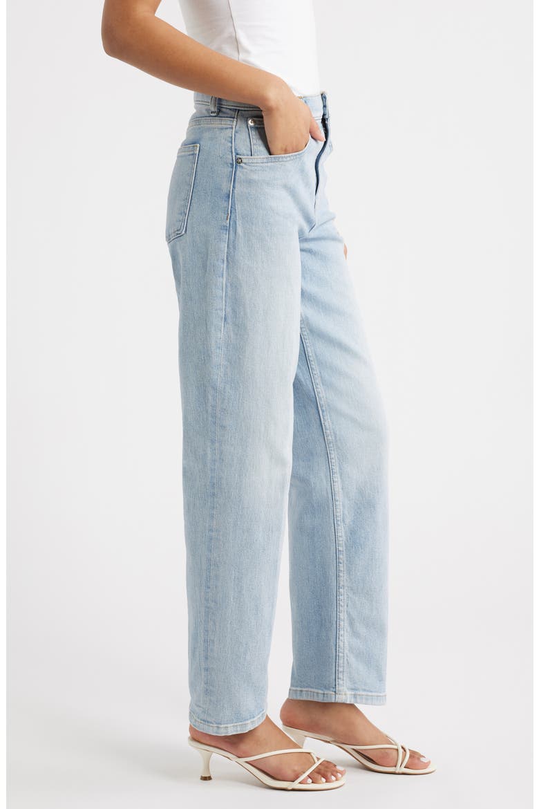 SPANXshape™ Authentic 360 High Waist '90s Straight Leg Jeans, Alternate, color, VINTAGE COASTLINE