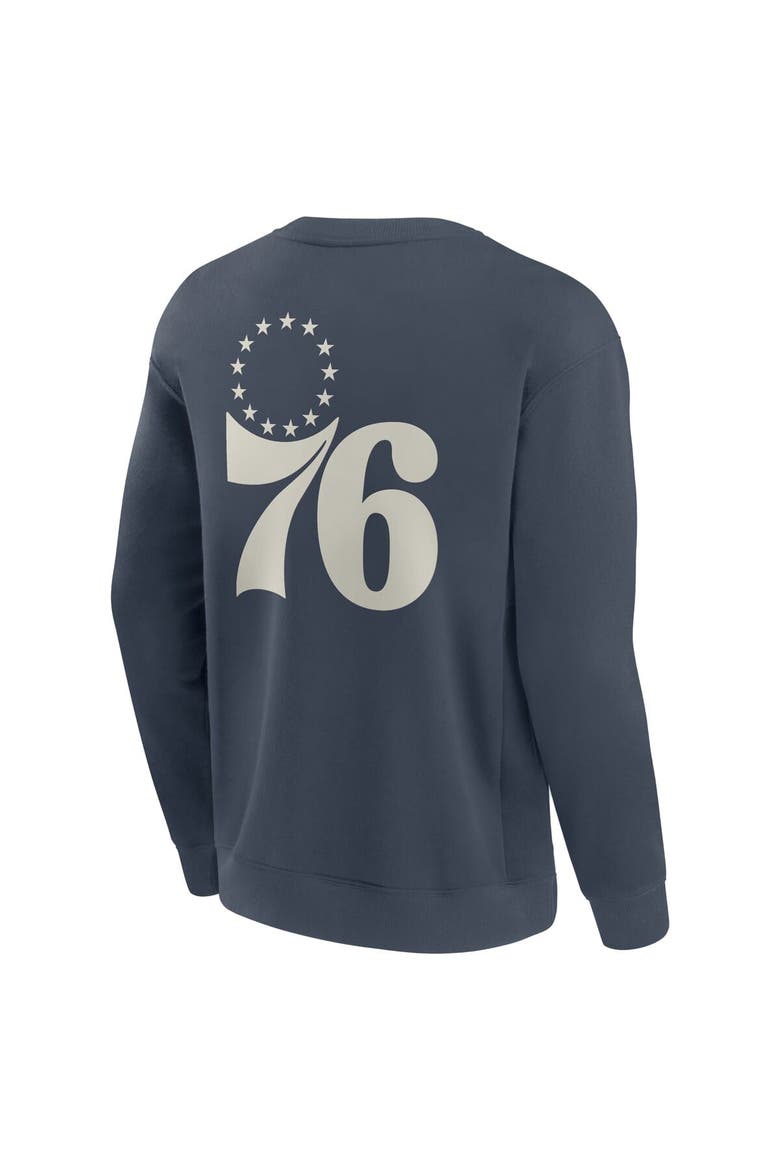 Men's Fanatics Blue Philadelphia 76ers Elements Future Ground Lettering Pullover Sweatshirt, Alternate, color, Blue