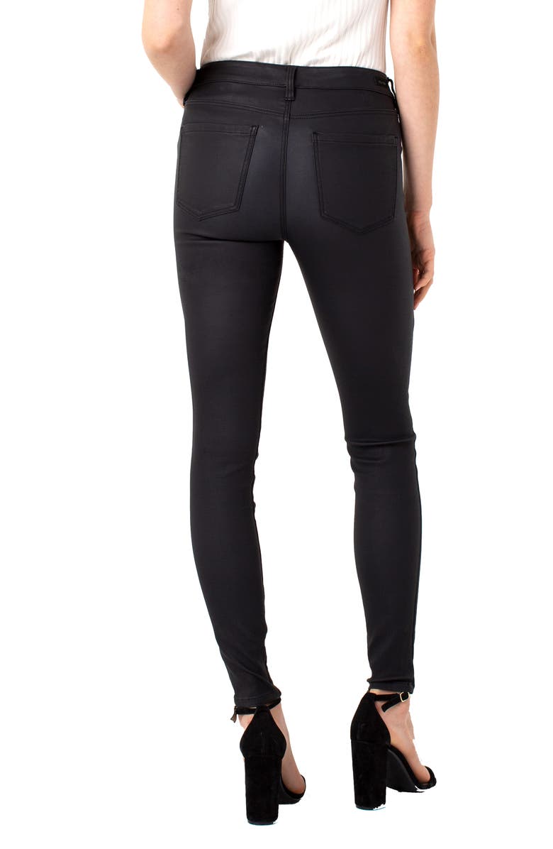 Liverpool Los Angeles Abby Coated High Waist Skinny Jeans, Alternate, color, 