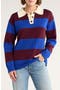 Stripe Polo Sweater